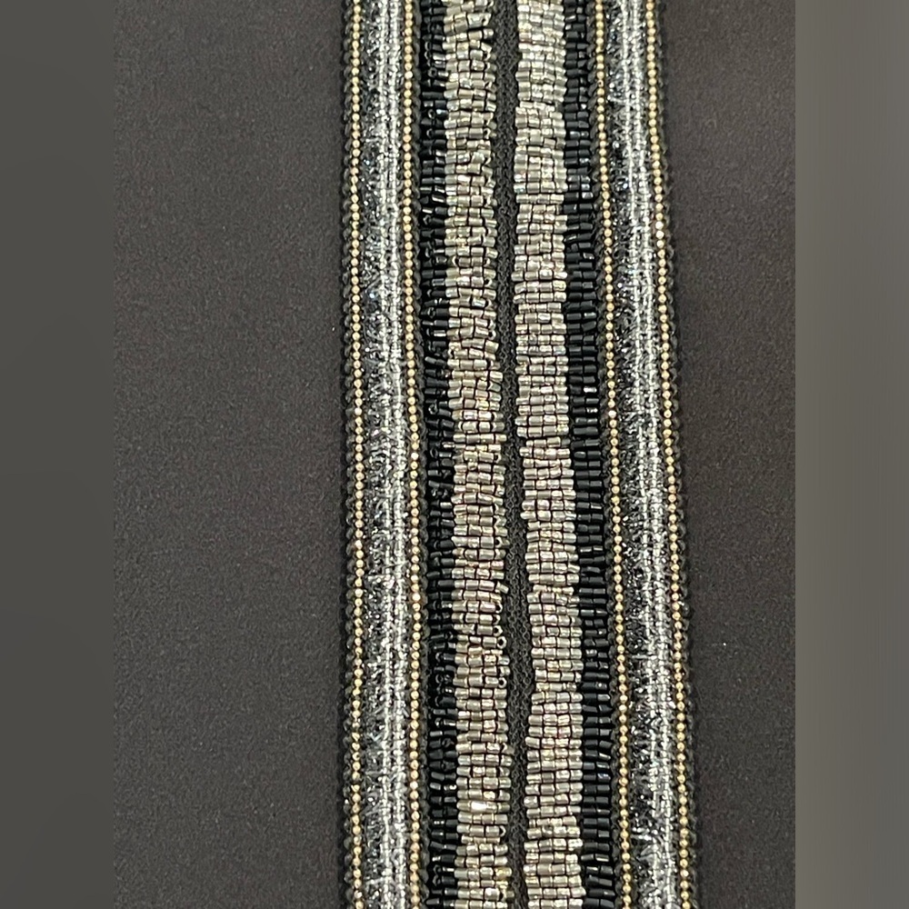 Laundry by Shelli Segal | NWT Sleeveless V-Neck ✨Embellished ✨Black Dress | 8 - Picture 9 of 11